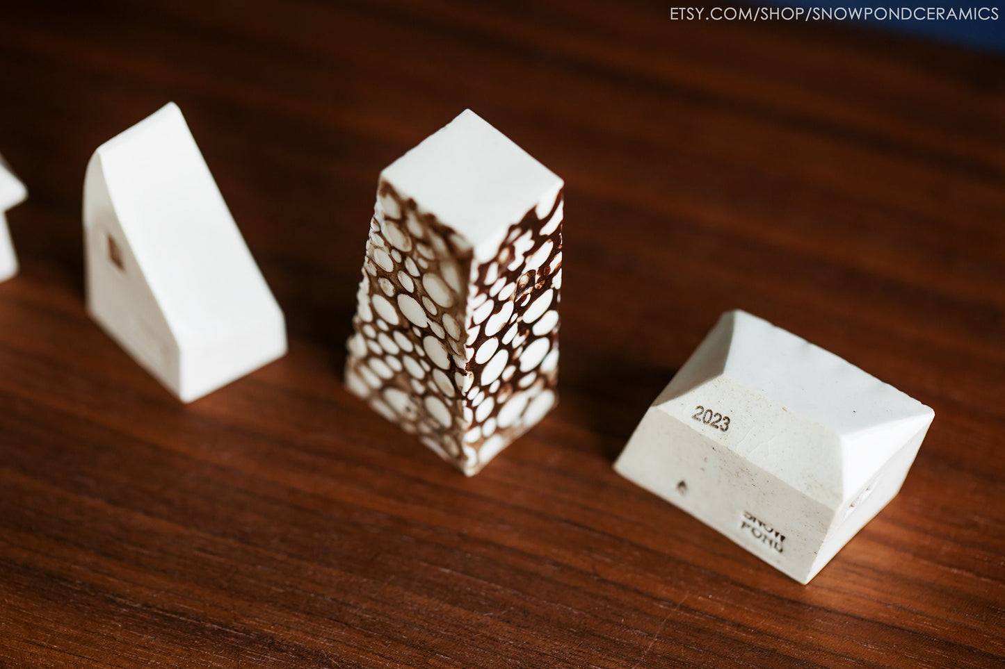 Old World Style Amsterdam Ceramic Miniature Houses Village - Mother's Day Present