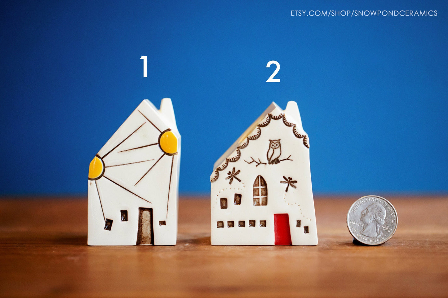 Sunshine Tiny Vase House - Whimsical Present
