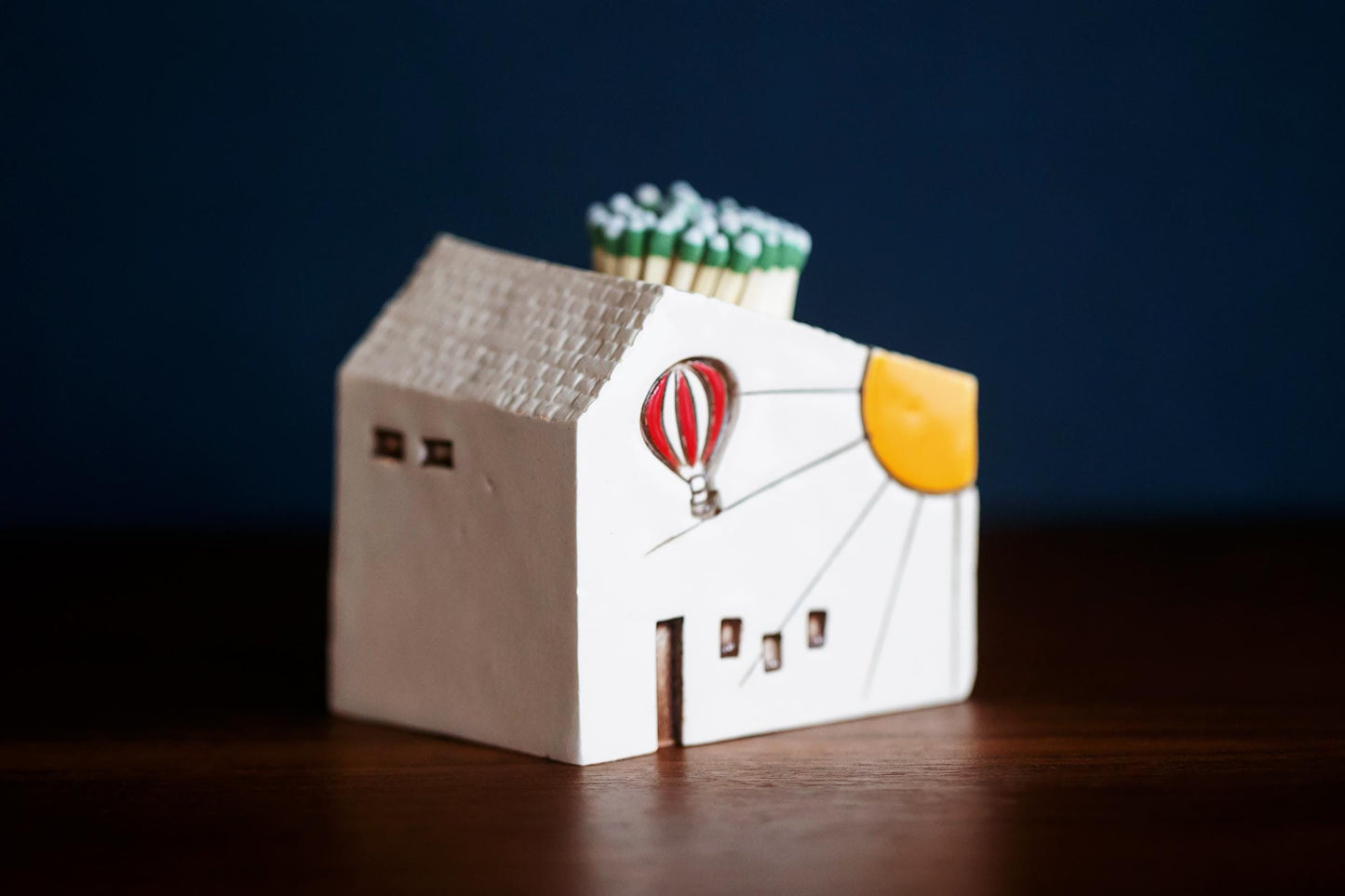 Hot Air Balloon Ceramic Match Striker with Sunshine