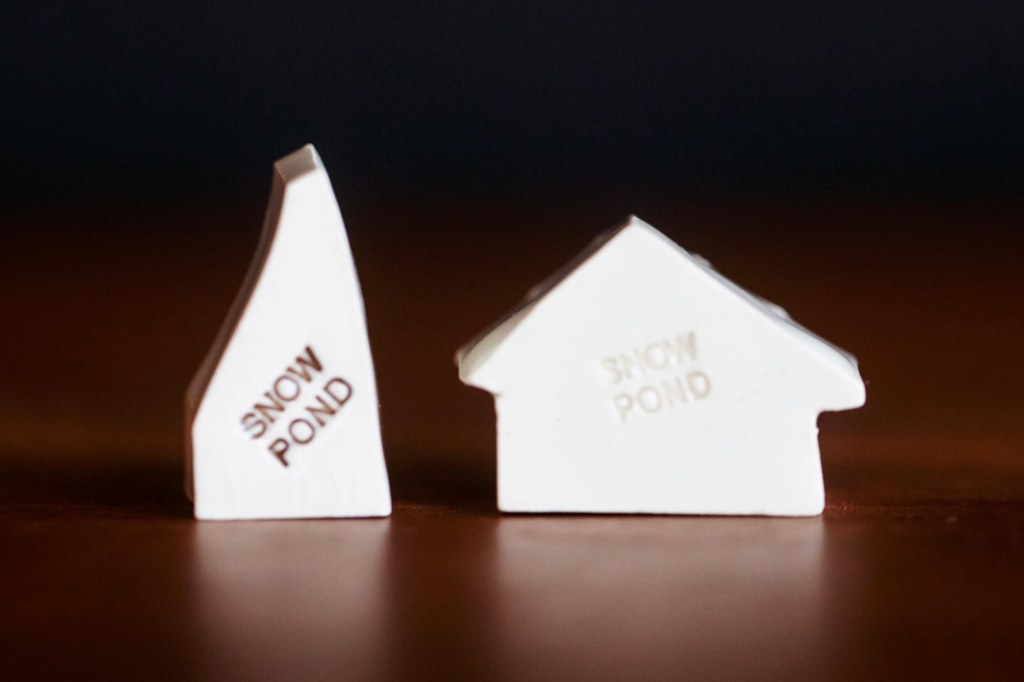 Tiny Sunshine Art Deco Ceramic Houses Village