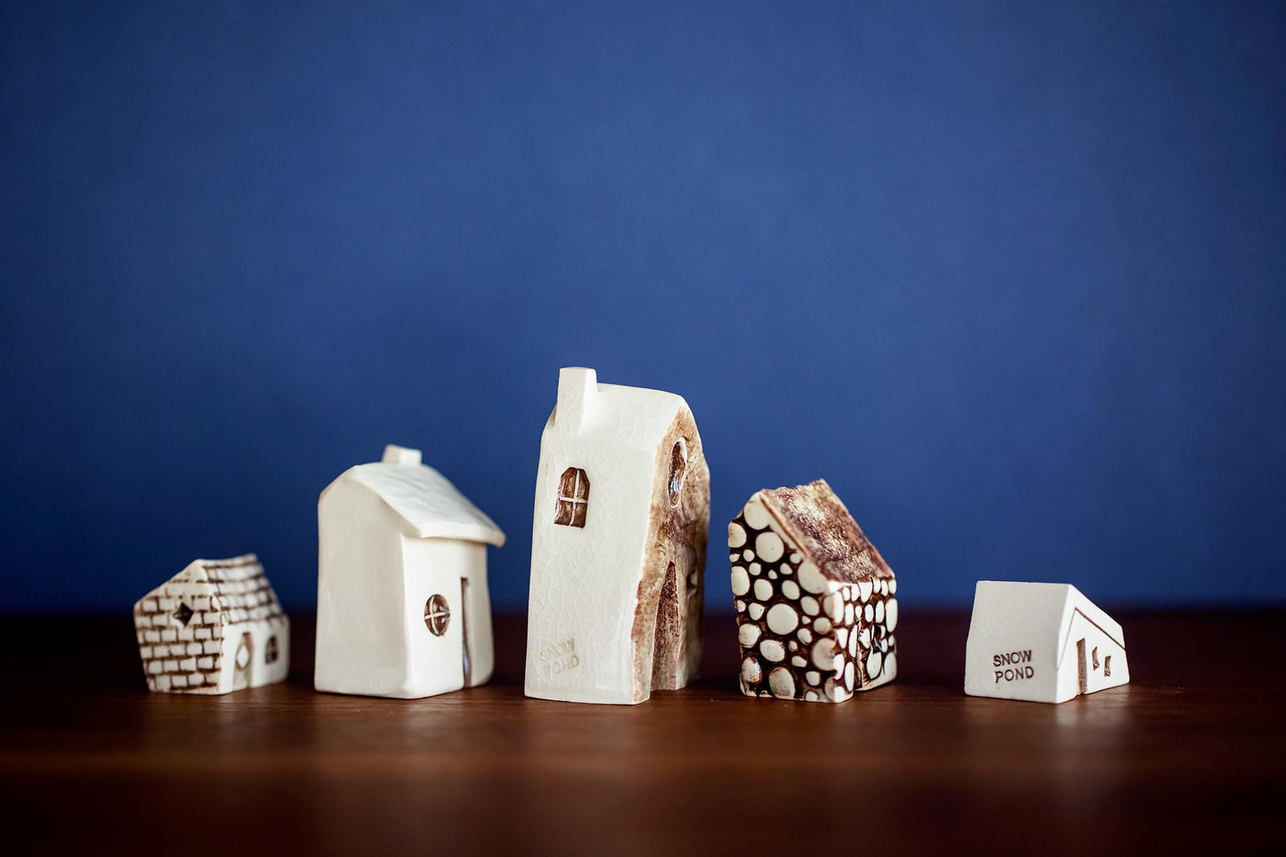 Amsterdam Style White Ceramic Village - Joyful Desk Decor