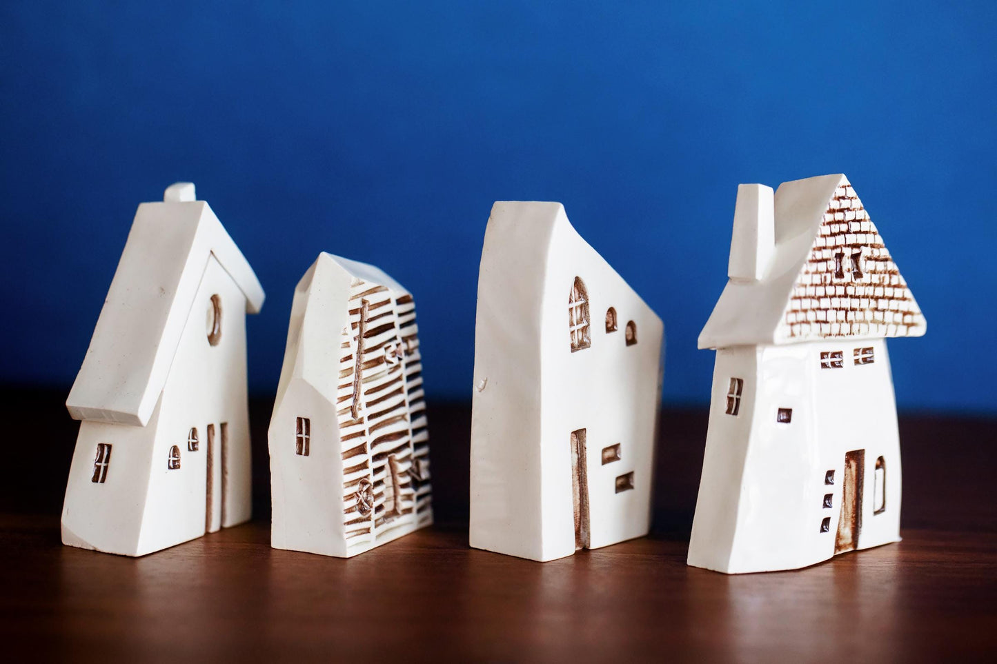 Bruges Style Ceramic Storybook Village of Houses