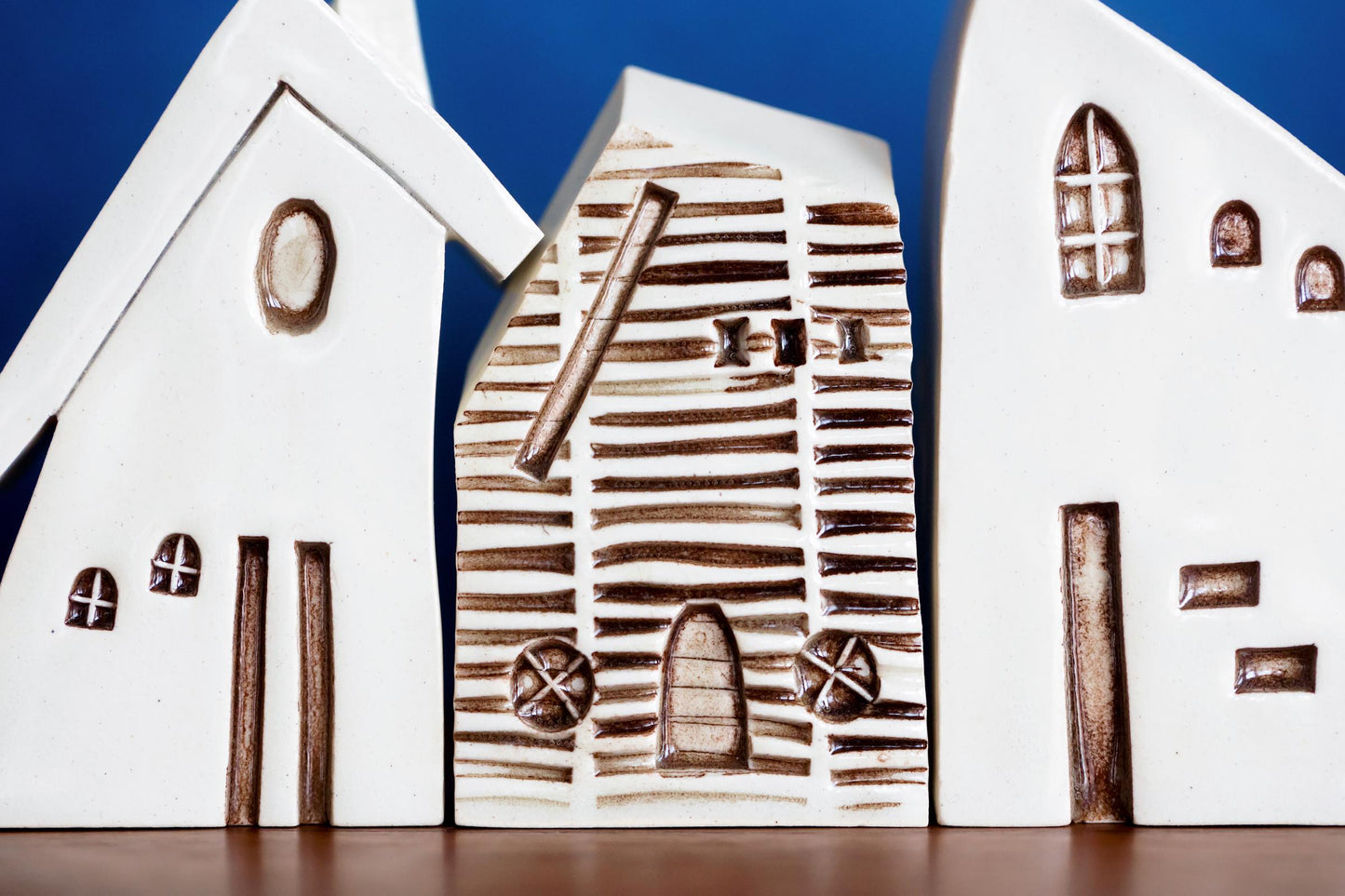 Bruges Style Ceramic Storybook Village of Houses