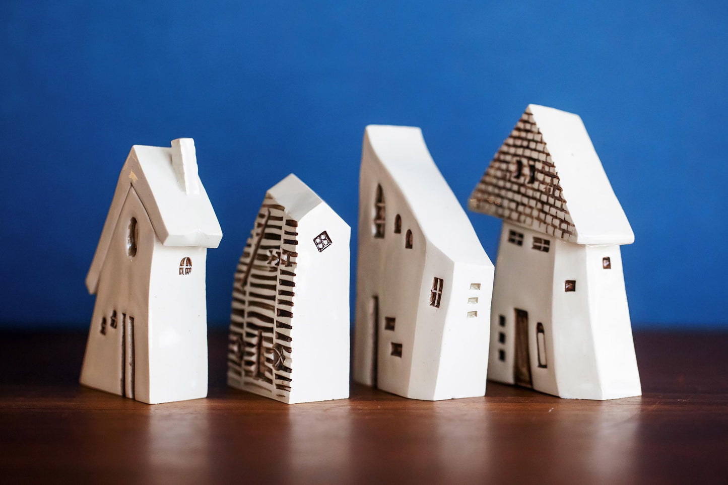 Bruges Style Ceramic Storybook Village of Houses