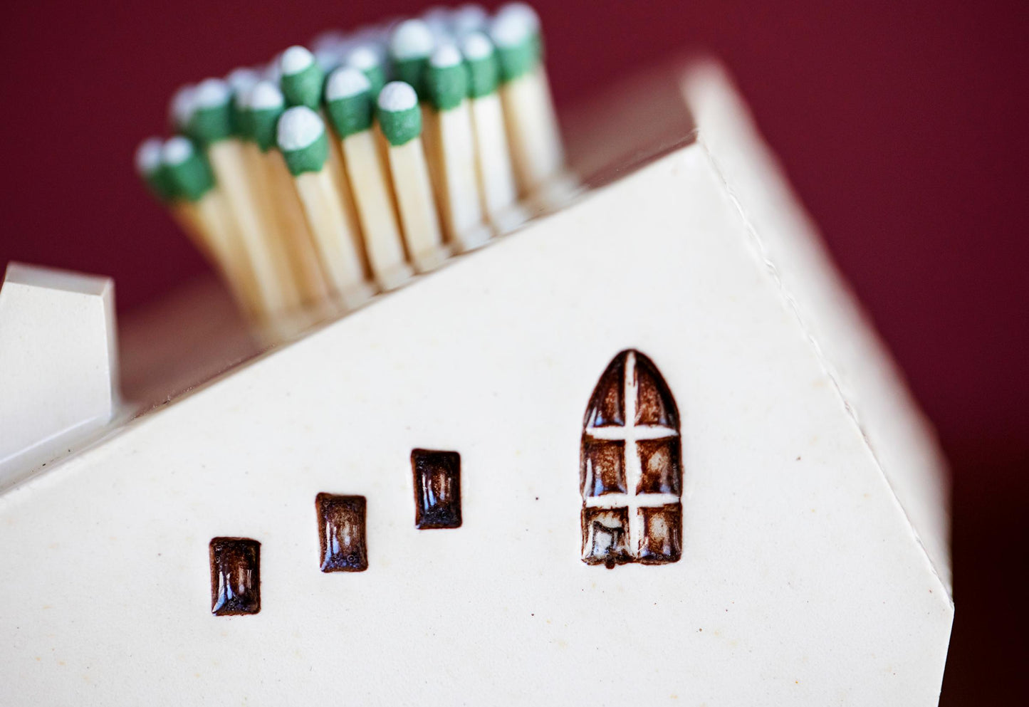Vintage Style Ceramic Match Striker with Cat