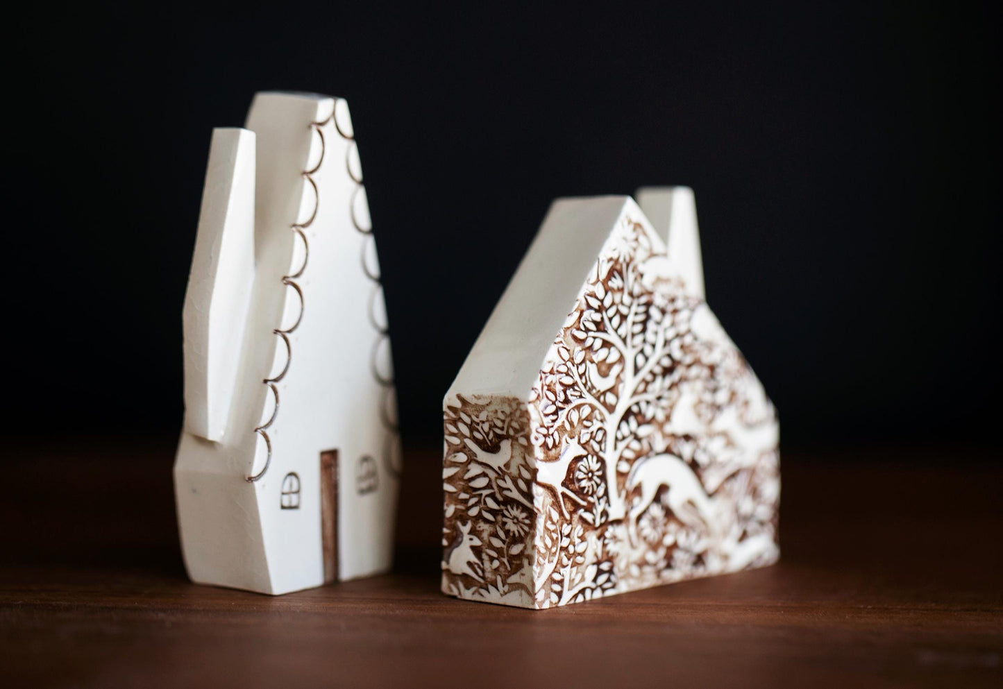 Old World Style Amsterdam Ceramic Houses - Housewarming Gift / Unique Handmade Get Well Present