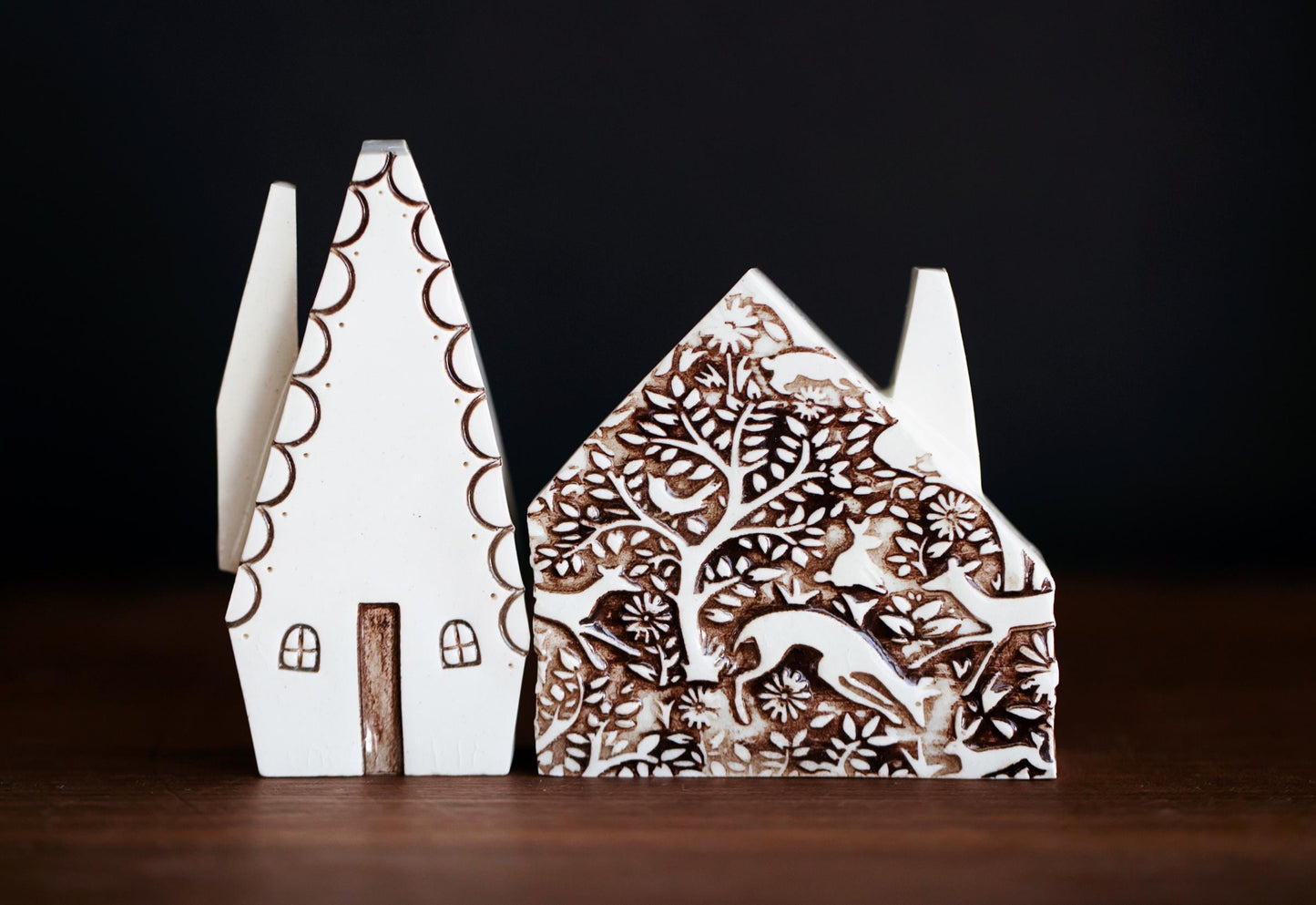 Old World Style Amsterdam Ceramic Houses - Housewarming Gift / Unique Handmade Get Well Present