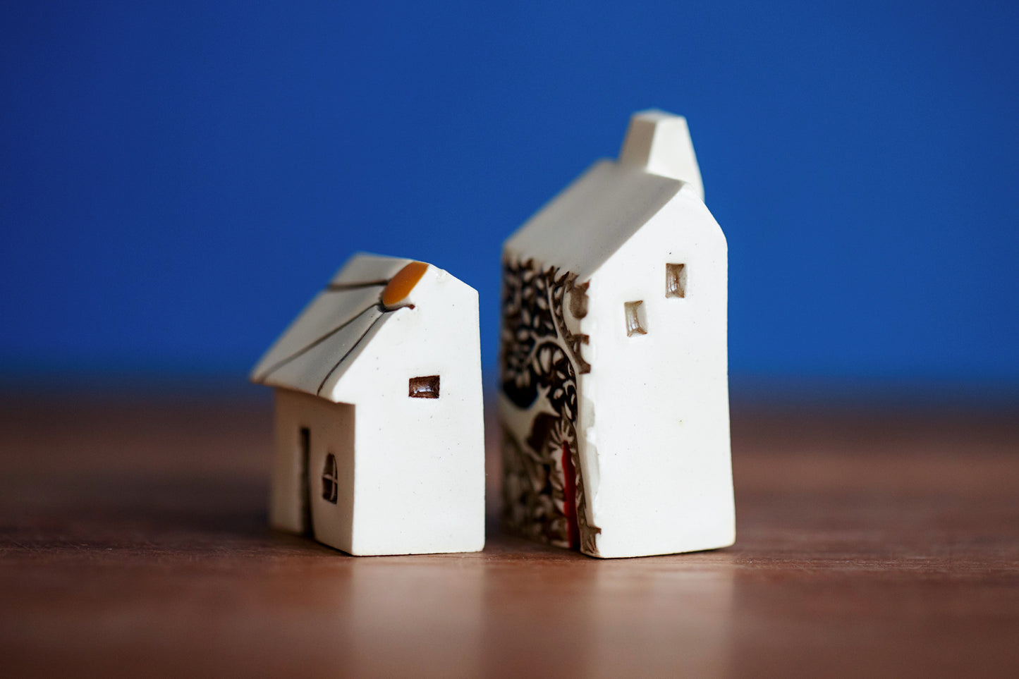 Whimsical Sunshine and Deer Village with Two Cottages