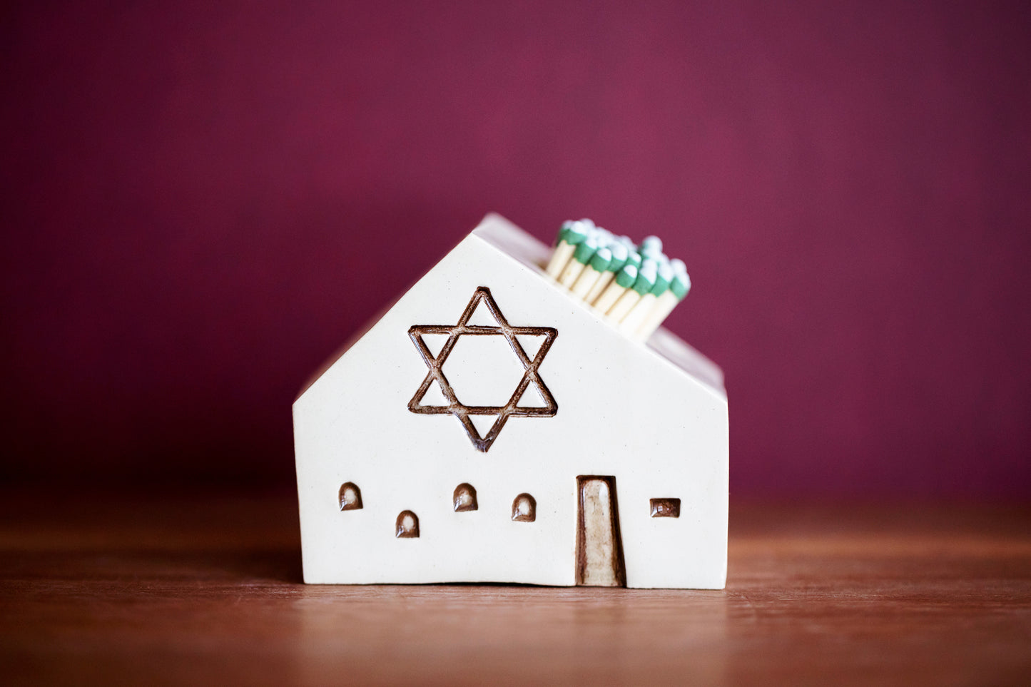 Jewish Star of David Match Striker for Hanukkah