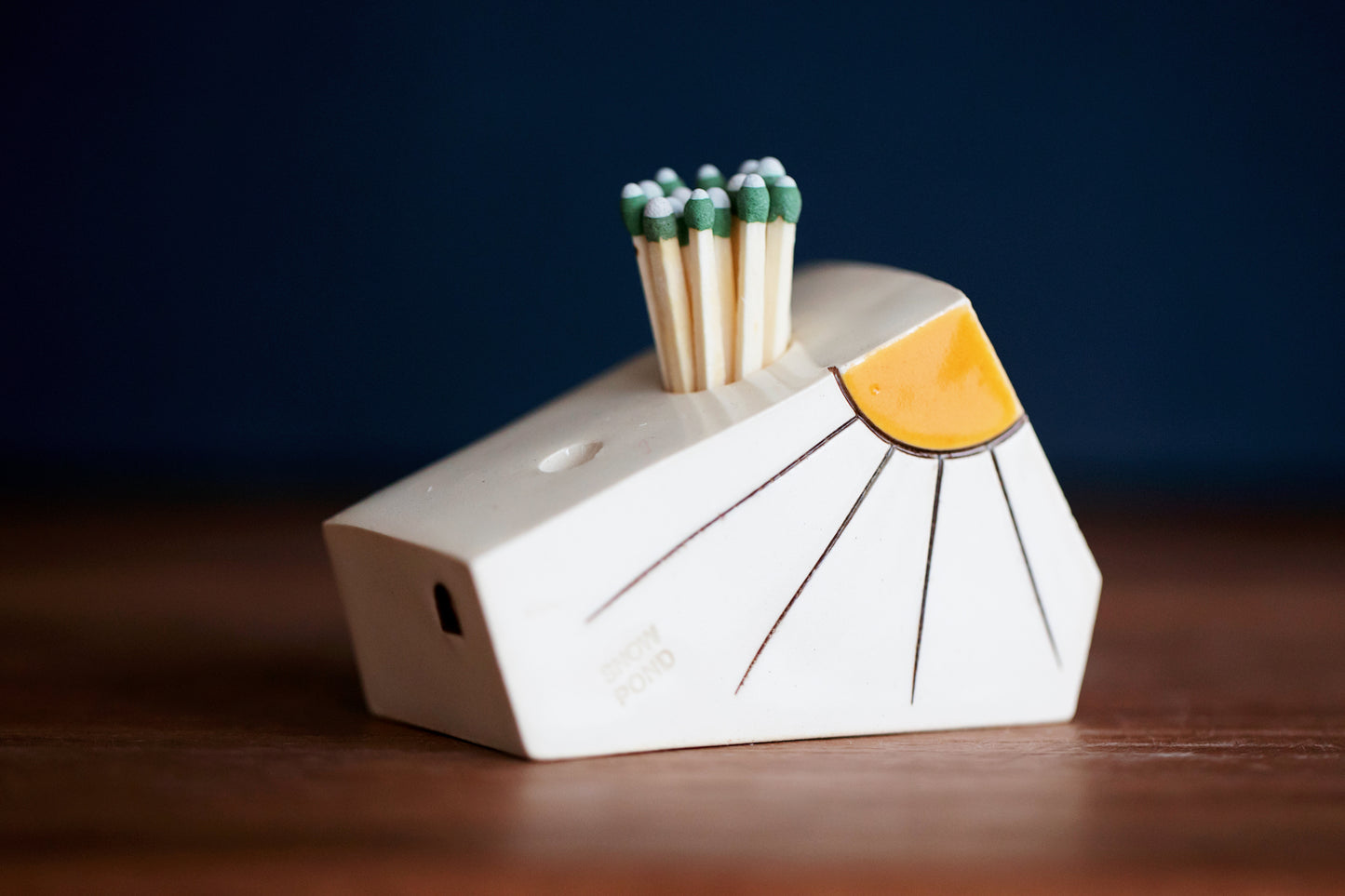 Bicycle White Ceramic Mini Match Striker