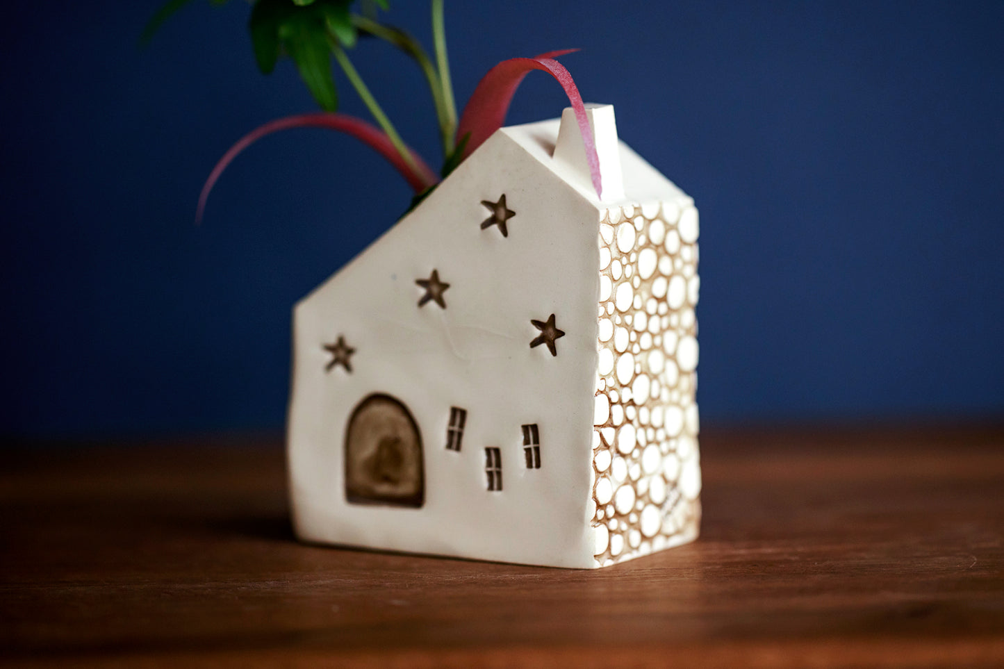 Woodland Texture Ceramic Bud Vase House