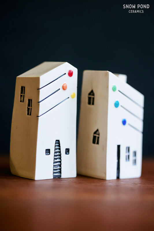 Rainbow Dot Mod Bestie House Set