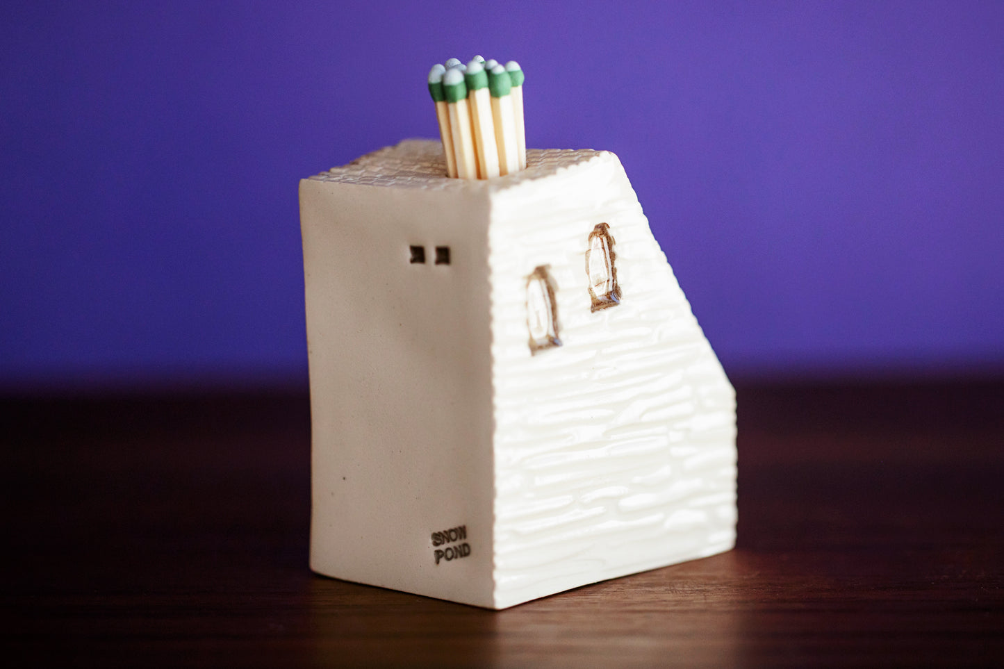 MCM Ceramic House Match Striker with Rainbow
