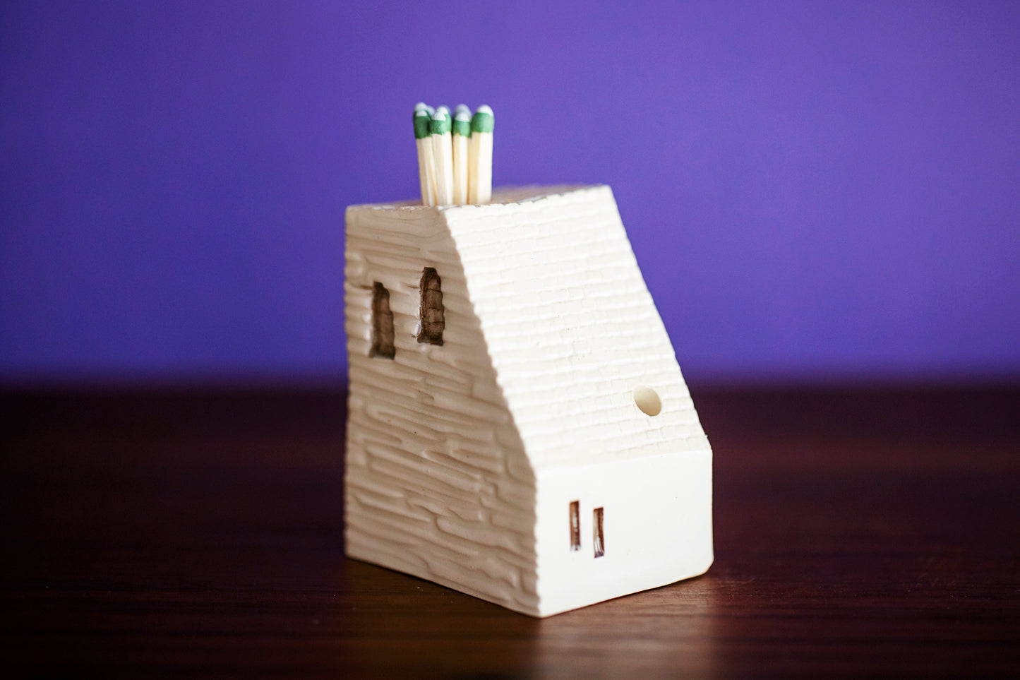 MCM Ceramic House Match Striker with Rainbow