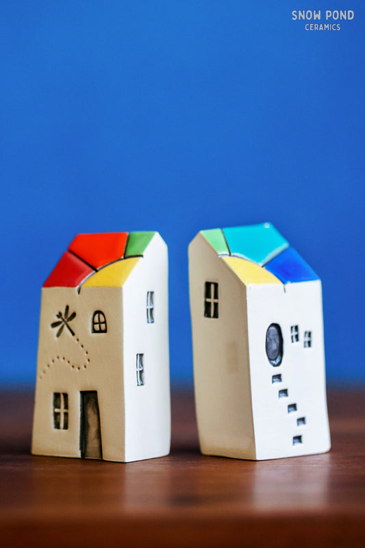 Sunshine Rainbow Bestie Ceramic House Set with Dragonfly