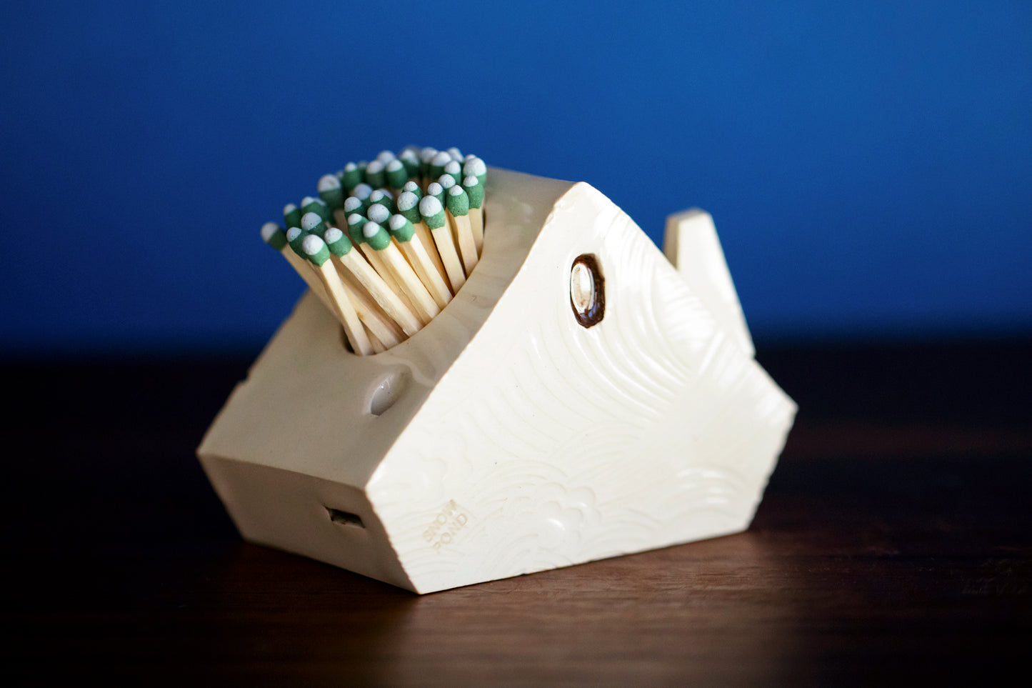 Quirky Rainbow Ceramic Match Striker A-Frame House