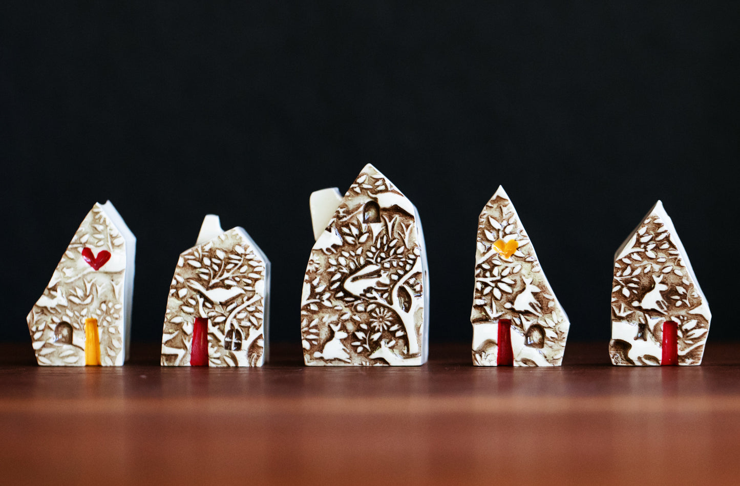 Woodland Ceramic Houses Set - Small