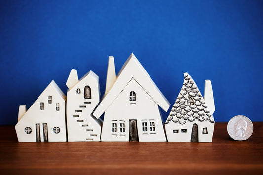 Amsterdam Inspired Ceramic Village Puzzle