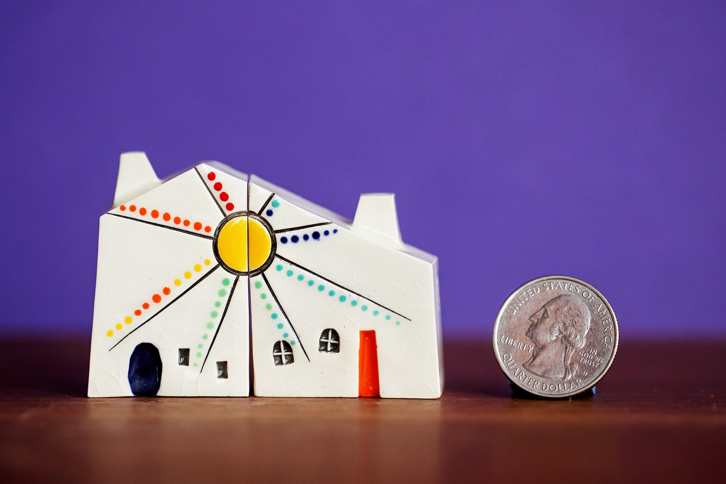 Bestie Ceramic House Set with Sunshine Rainbows