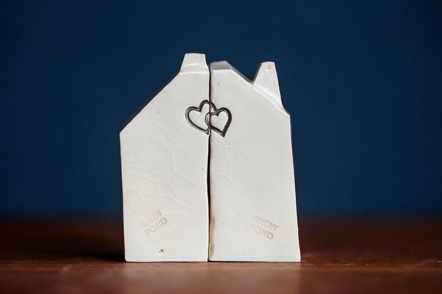 Bestie Set of Ceramic Houses with Woodland Pattern