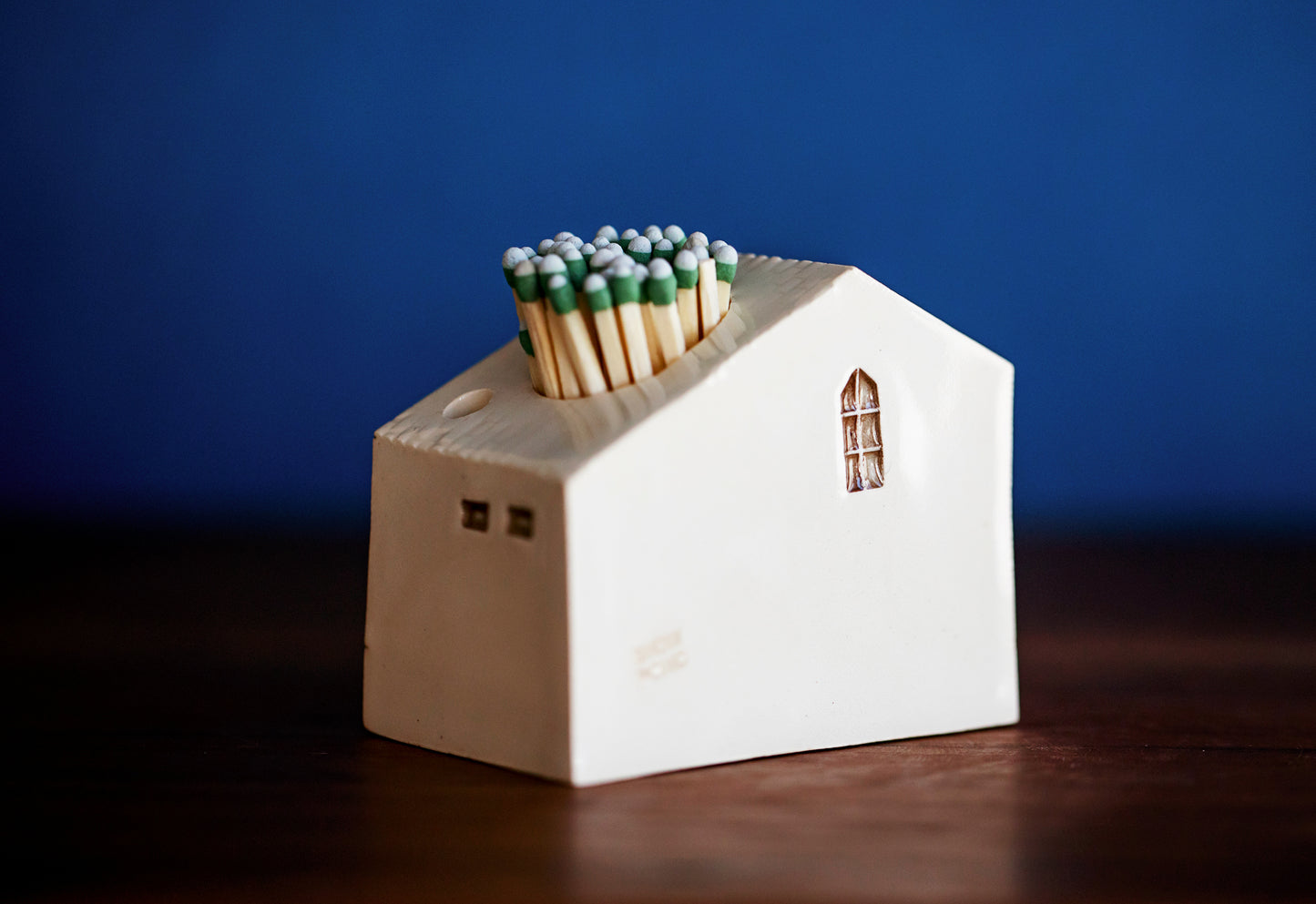 Cat Ceramic Match Striker with HELLO Messages