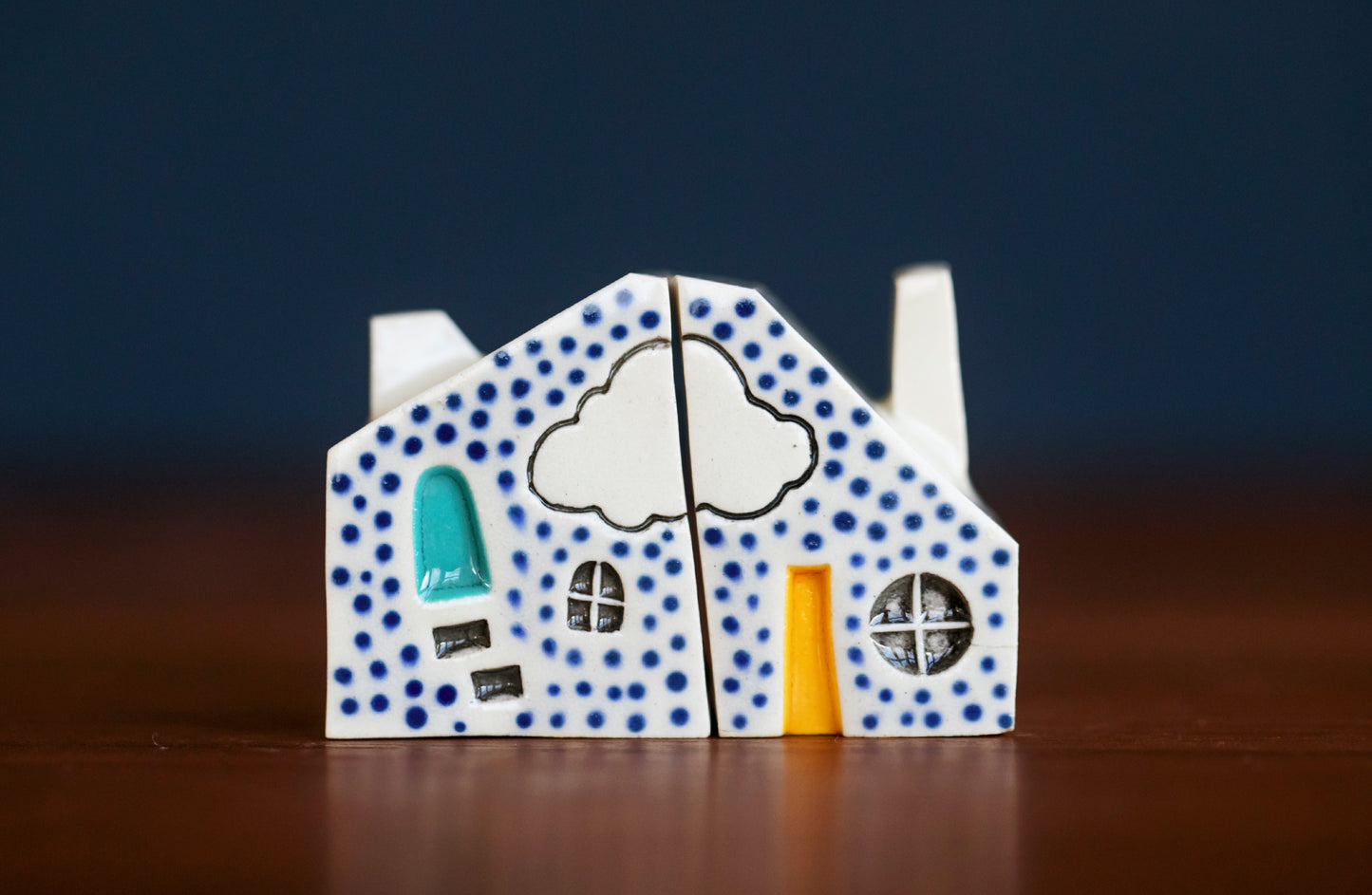 Rainbow and Cloud Polka Dot Bestie House Sets