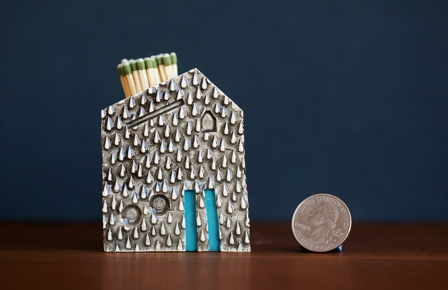 Raindrops Ceramic Match Striker with Waves Pattern