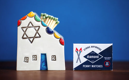 Hanukkah Match Striker - Star of David with Rainbows