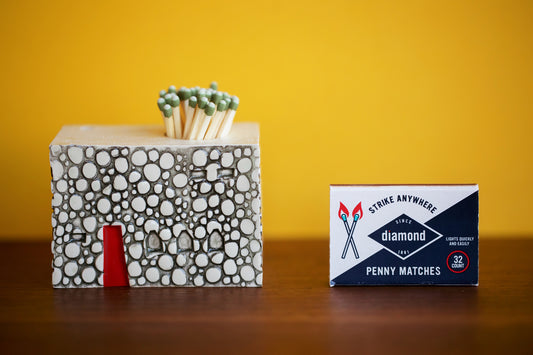 Cobblestone Match Striker with Red Door