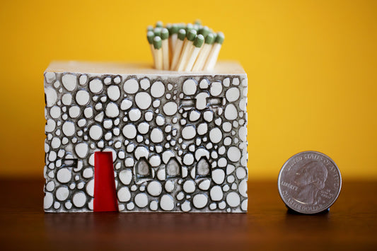 Cobblestone Match Striker with Red Door