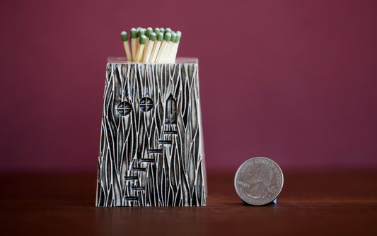 Seconds Sale - Ceramic Thatch Match Striker House