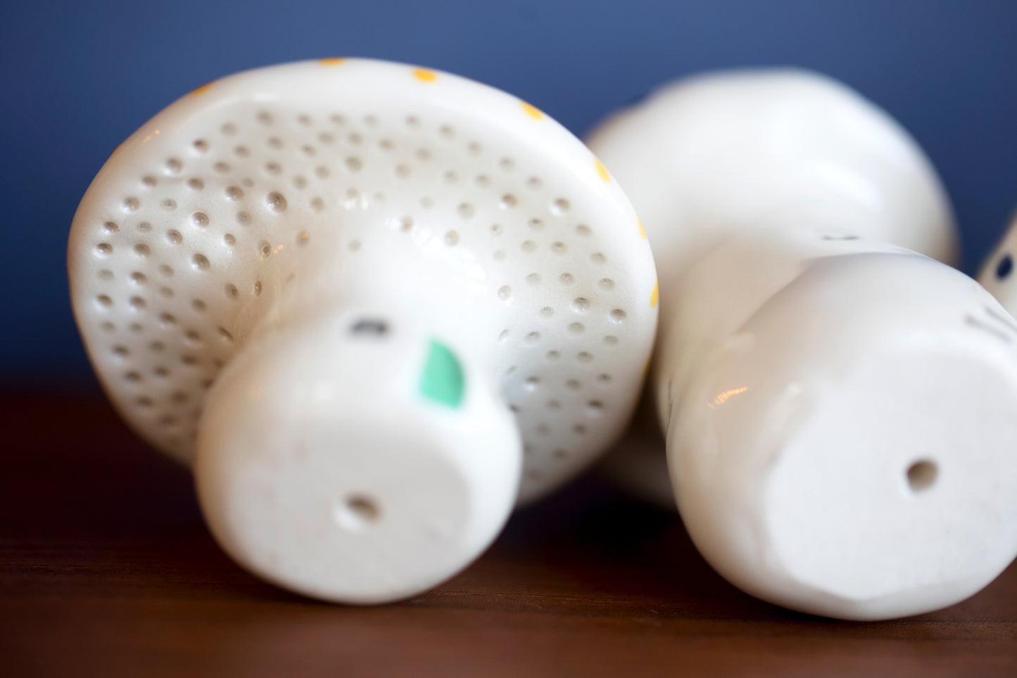 Ceramic House Mushrooms with Dots