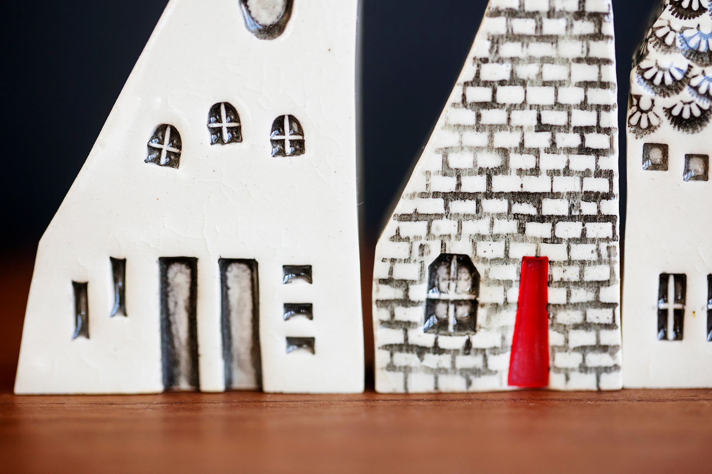Polish Inspired Ceramic Houses - Graduation Gift