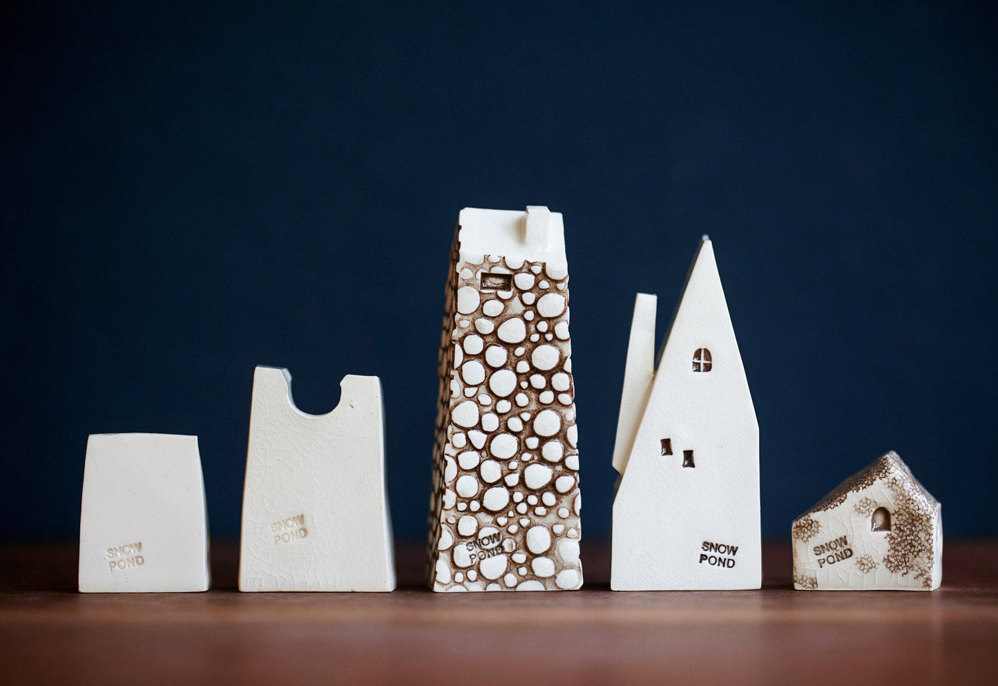 Haunted Village of Miniature Ceramic Houses