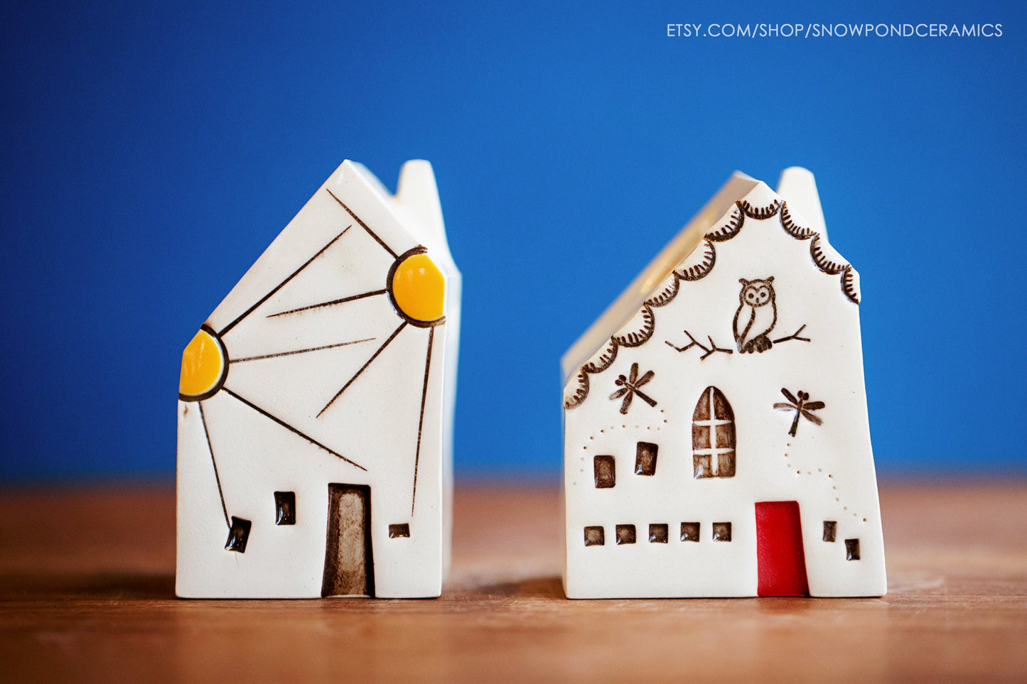 Sunshine Tiny Vase House  - Whimsical Present