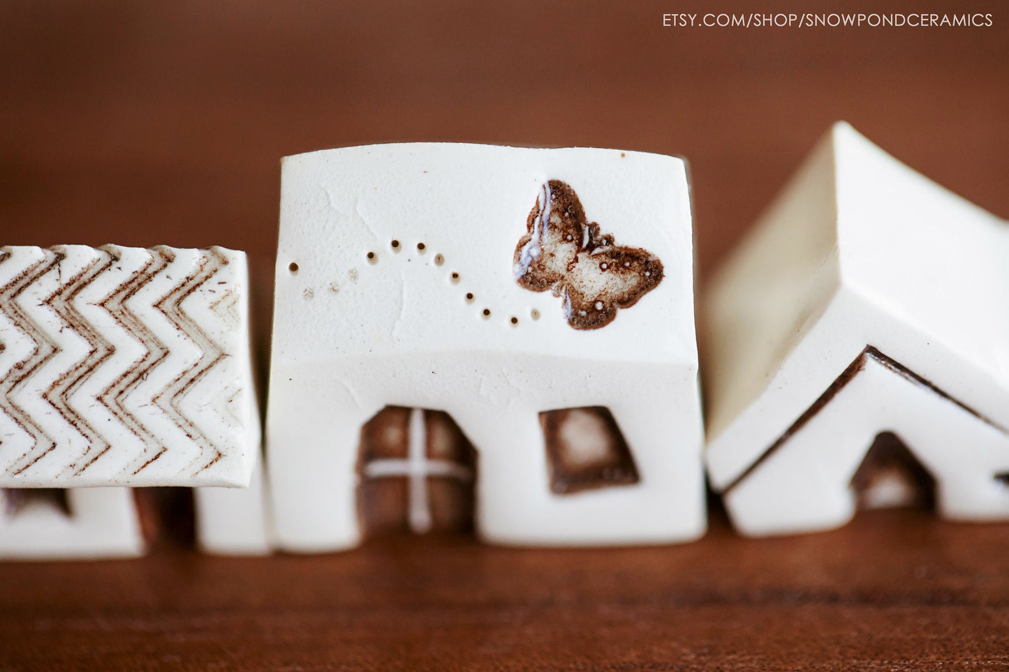 Butterfly Miniature Clay Houses