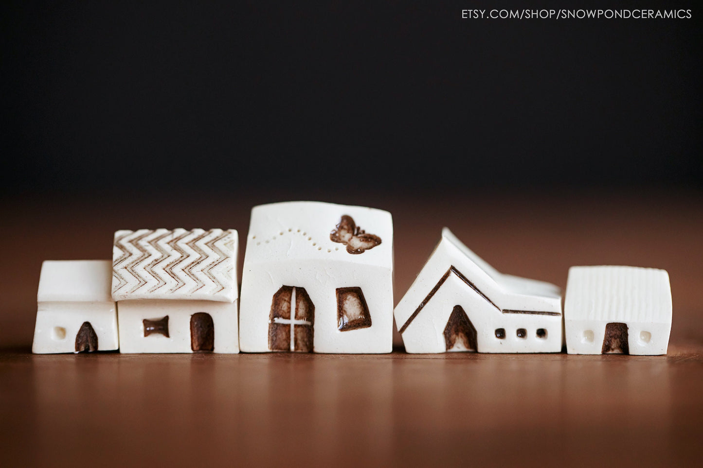 Butterfly Miniature Clay Houses