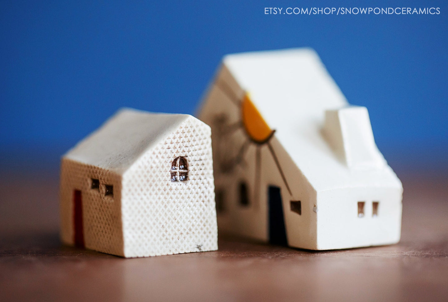 Advent Calendar Filler Ideas - Miniature Ceramic Houses