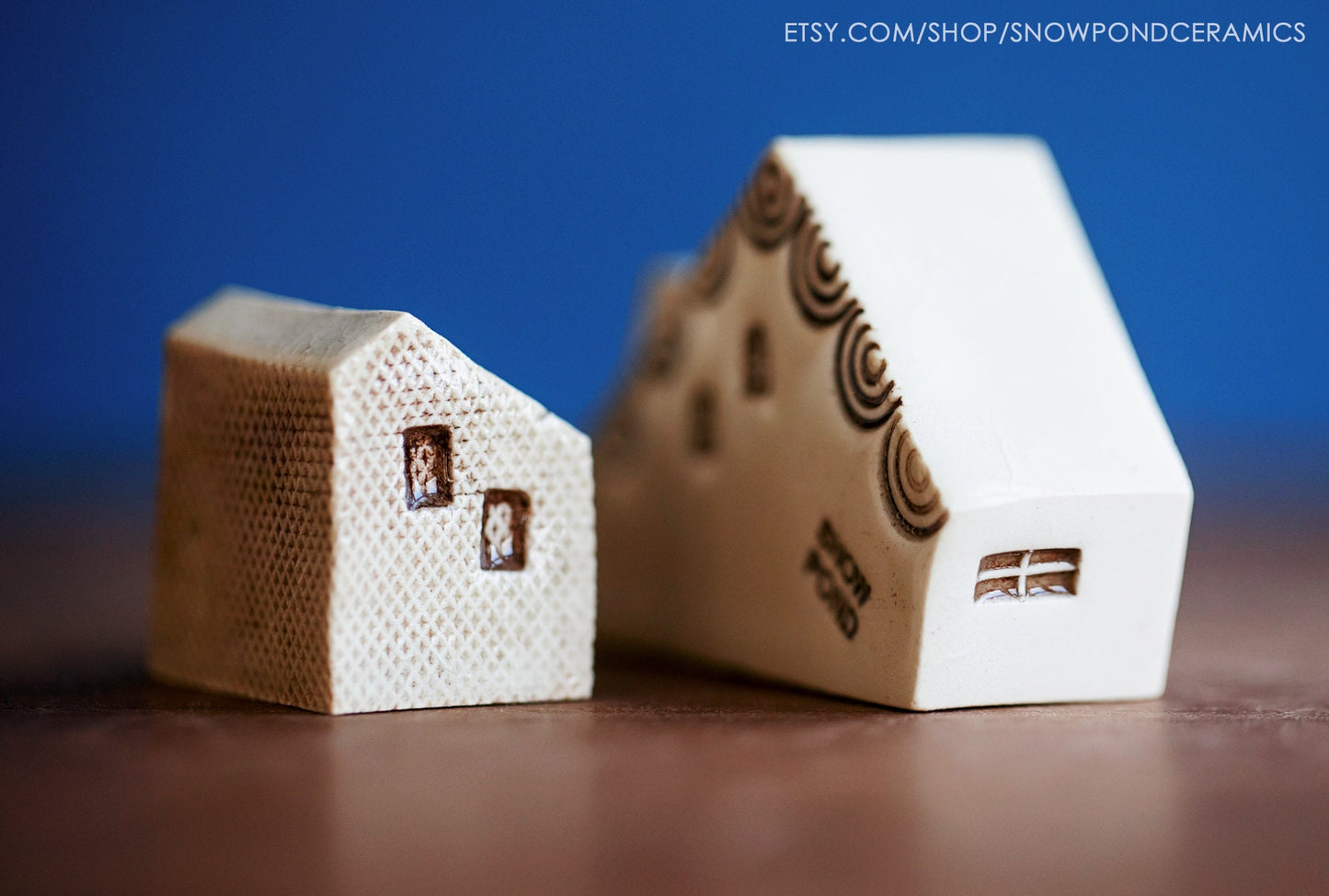 Advent Calendar Filler Ideas - Miniature Ceramic Houses