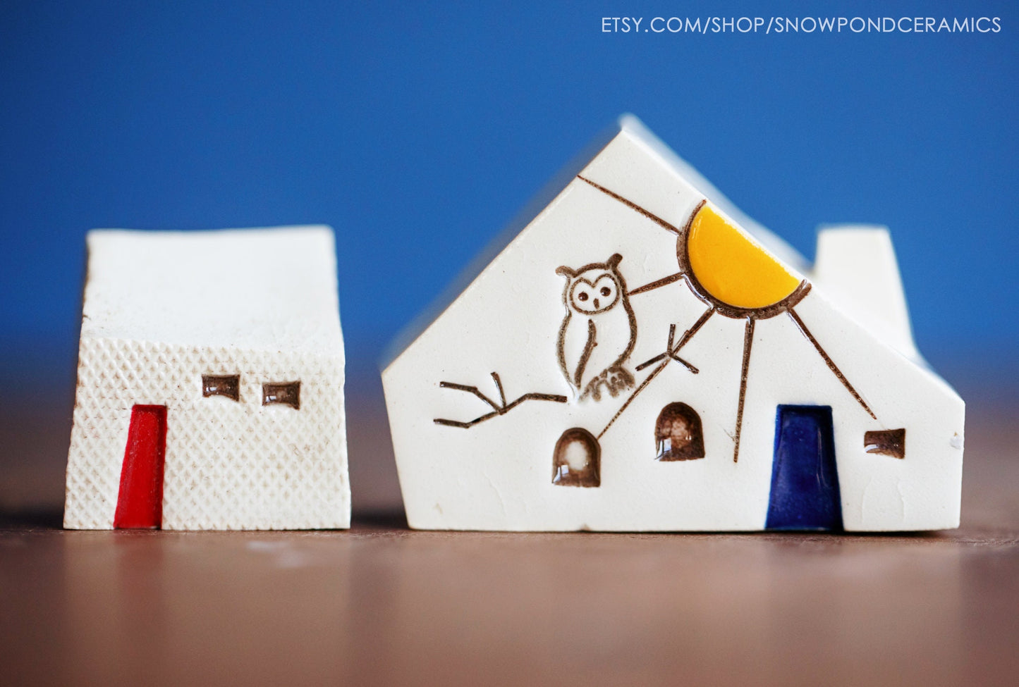 Advent Calendar Filler Ideas - Miniature Ceramic Houses