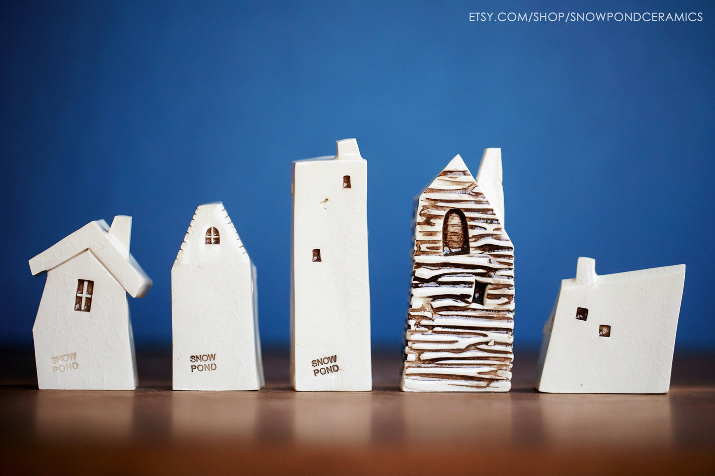 Little Ceramic Village with Modern Houses and Cabins - Amsterdam / Bruges