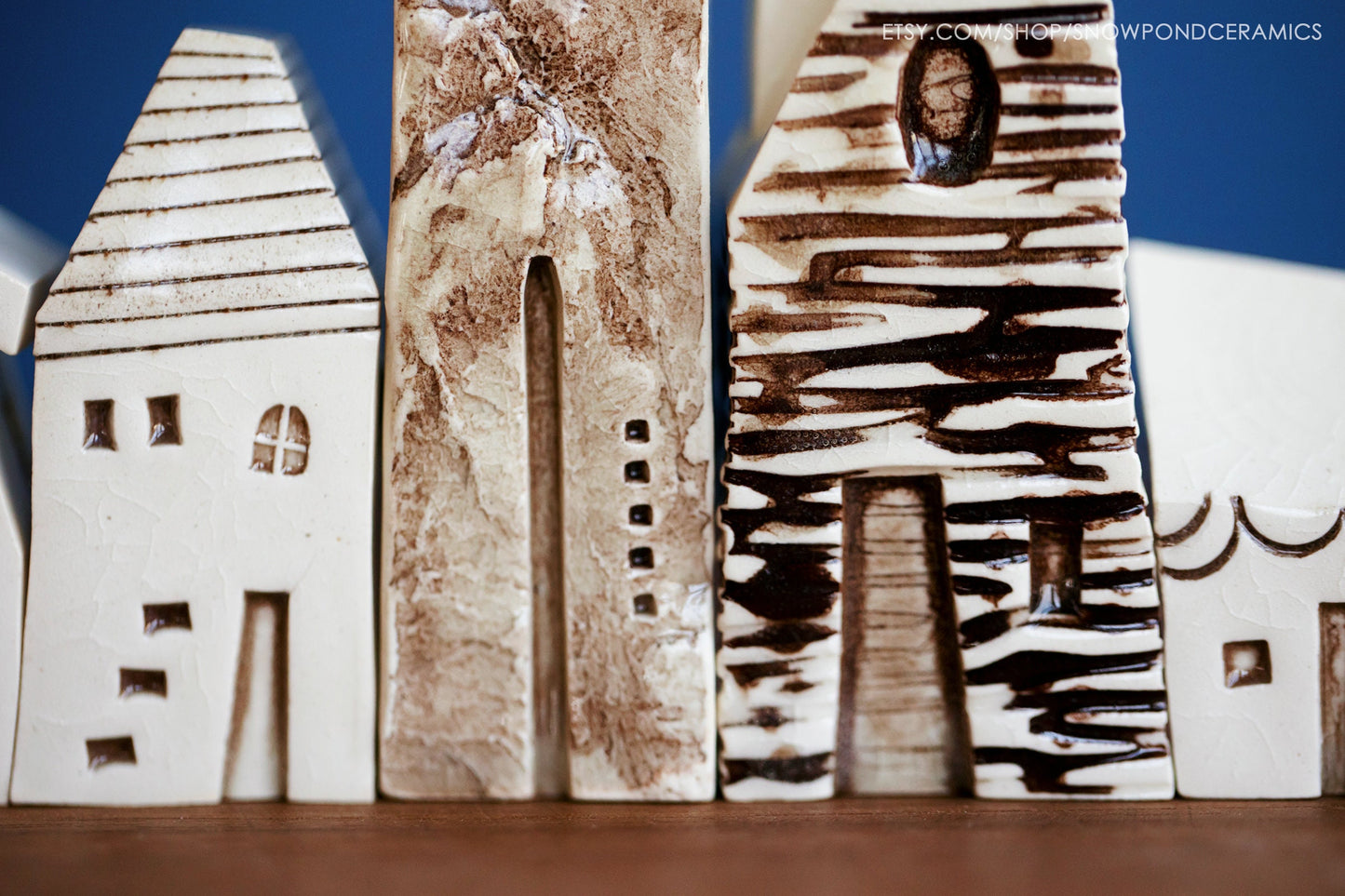 Little Ceramic Village with Modern Houses and Cabins - Amsterdam / Bruges