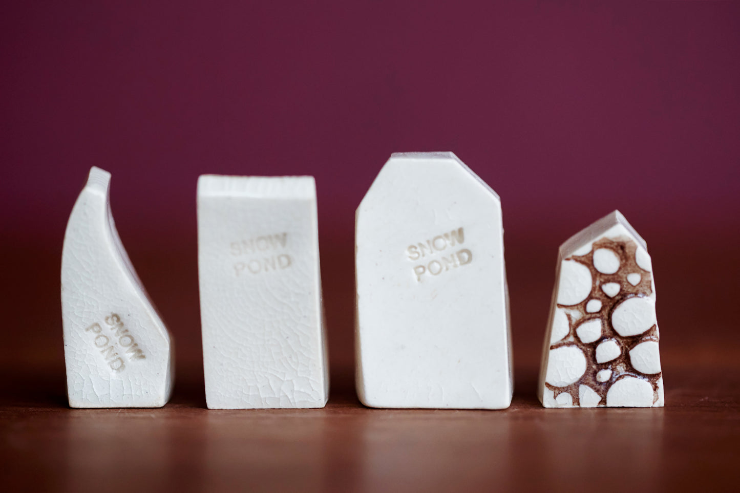 Miniature Ceramic Houses with Textures and Cute Details