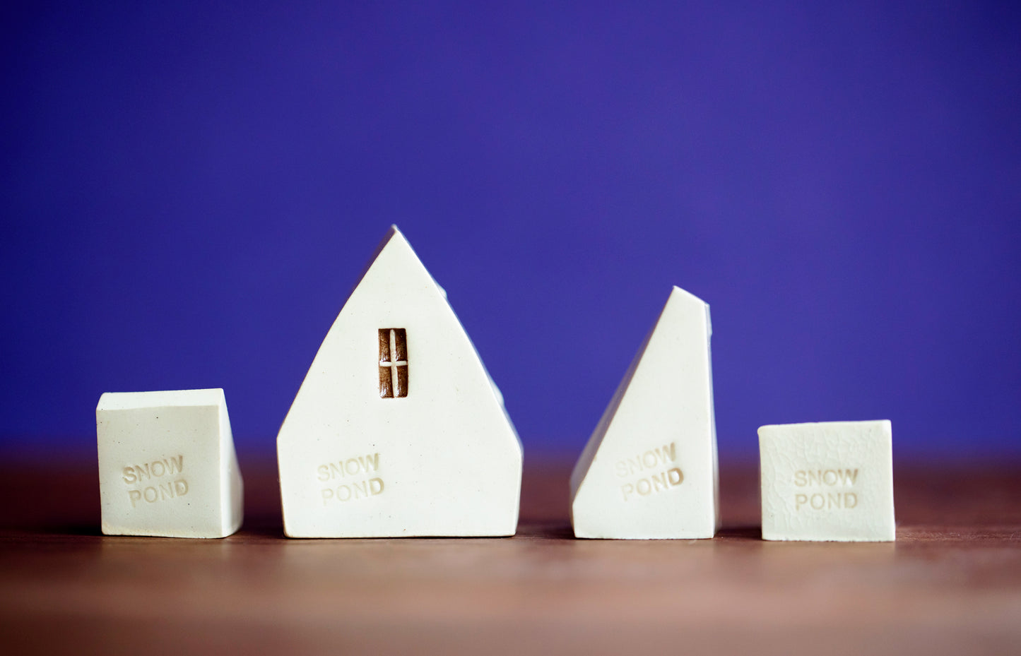 Tiny Village with Secret Hello Message and Heart Houses