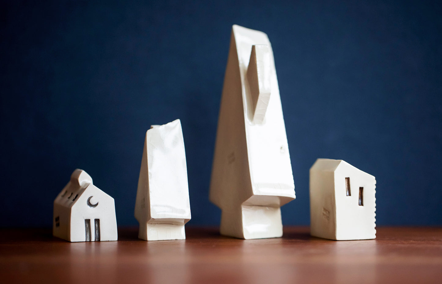 Holiday Village with Ceramic Treehouses and Sugar Shack