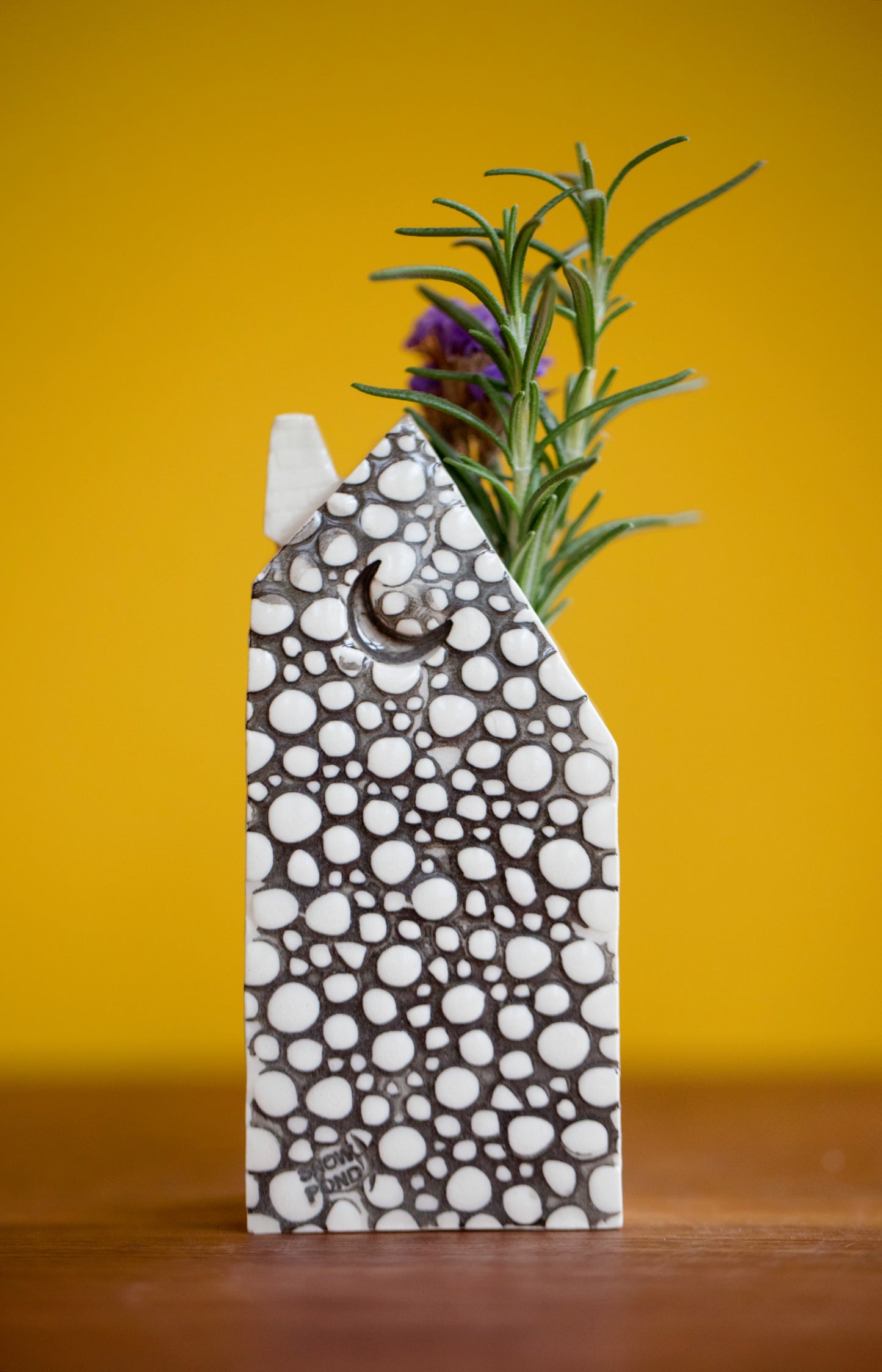 Teacher Appreciation Gift - Ceramic Bud Vase with Rainbows and Dog, Cat