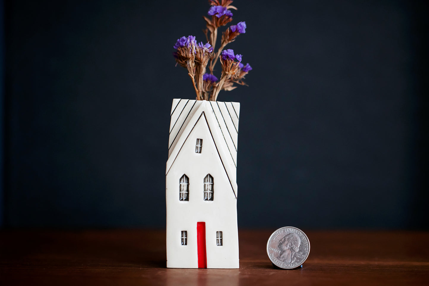 Old World Style Bud Vase House Card Holder Unique Gift