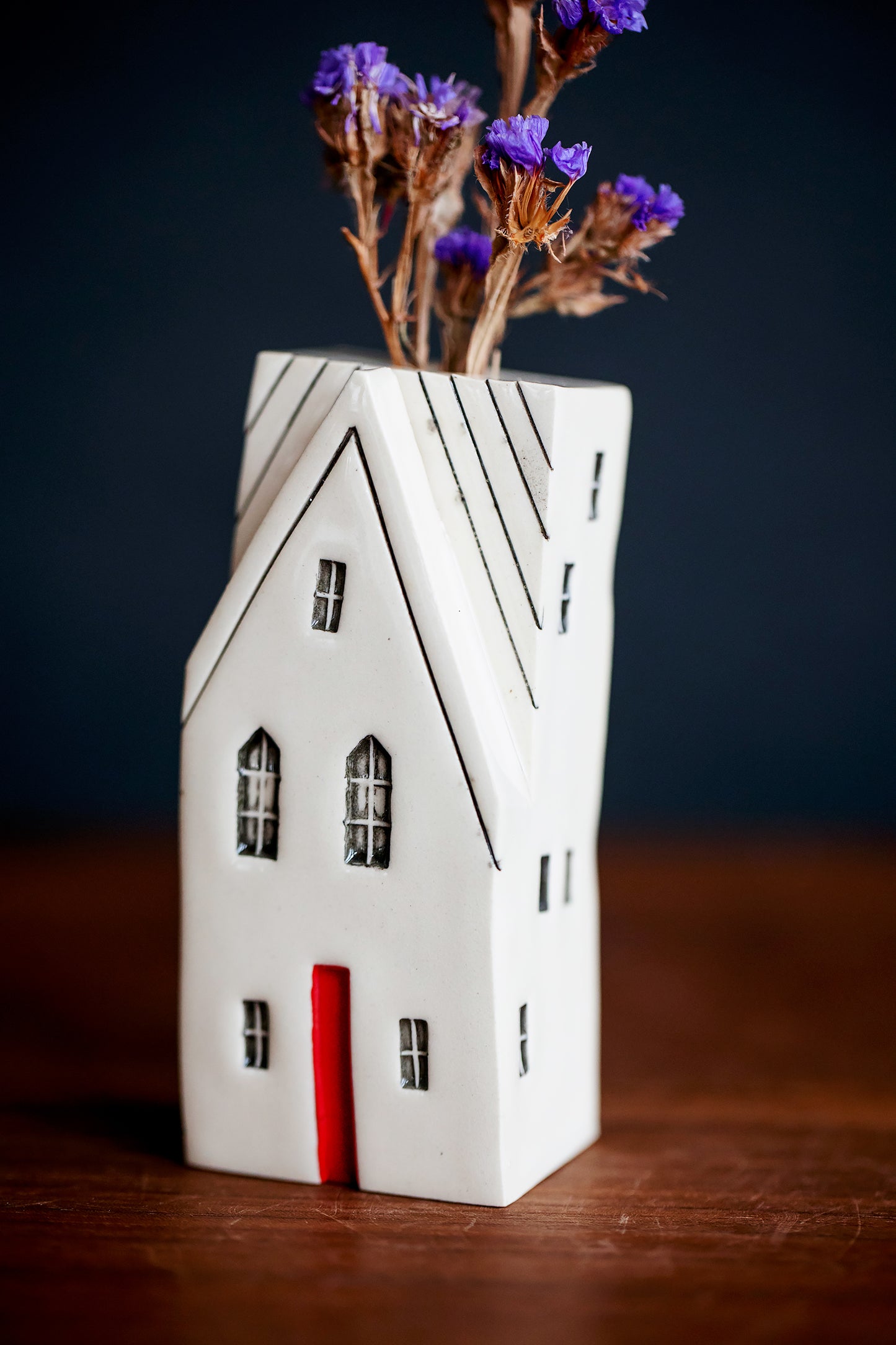 Old World Style Bud Vase House Card Holder Unique Gift