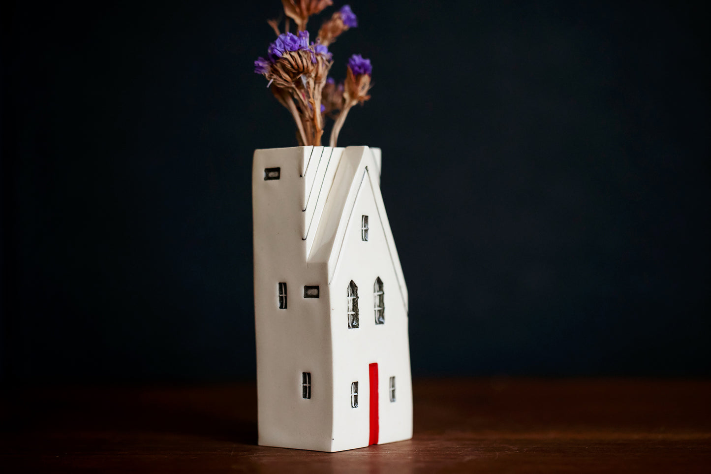 Old World Style Bud Vase House Card Holder Unique Gift