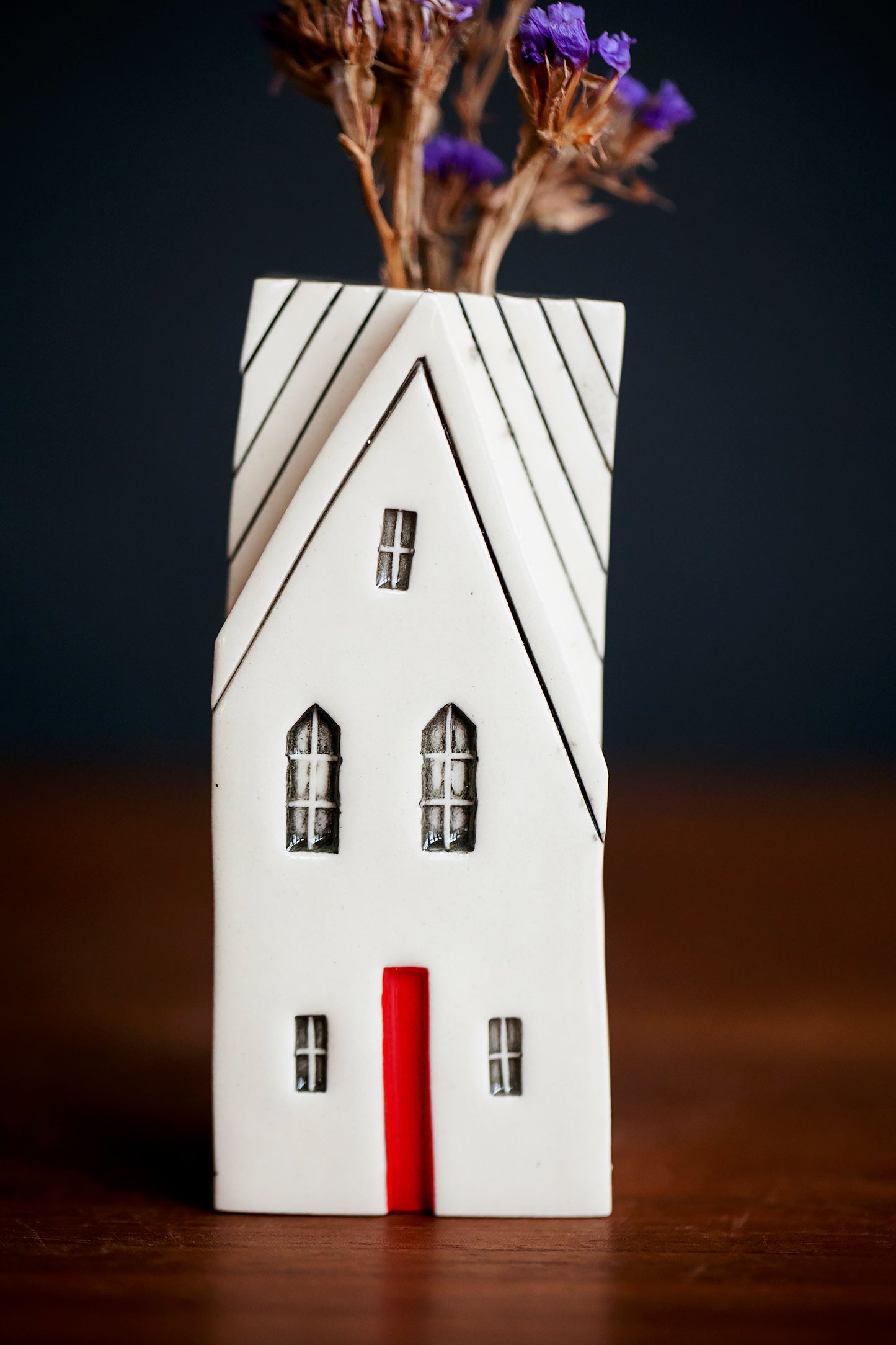 Old World Style Bud Vase House Card Holder Unique Gift